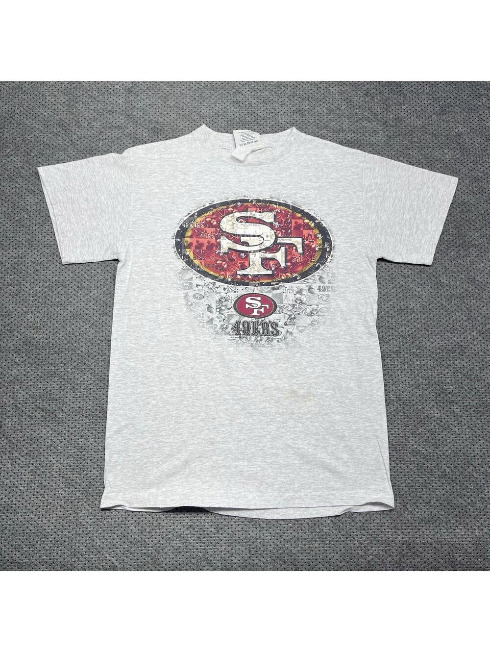 Vintage San Francisco 49Ers T-Shirt Youth XL National Football League RARE GRAY